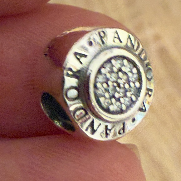 Pandora Silver and White Sparkle Charm - Picture 2 of 3